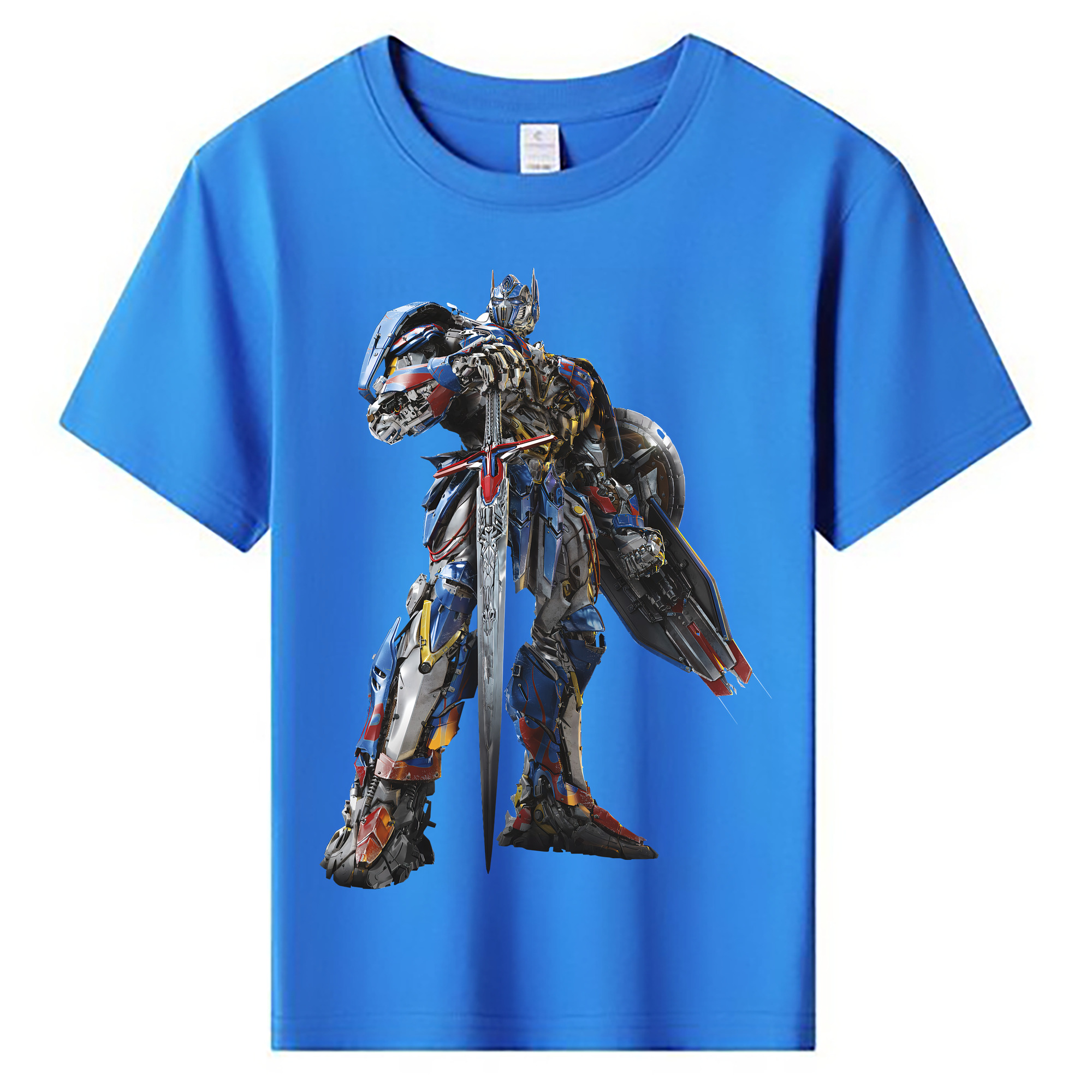 （画像用） Transformers トランスフォーマー 綿100％キッズTシャツ（フロントプリント）